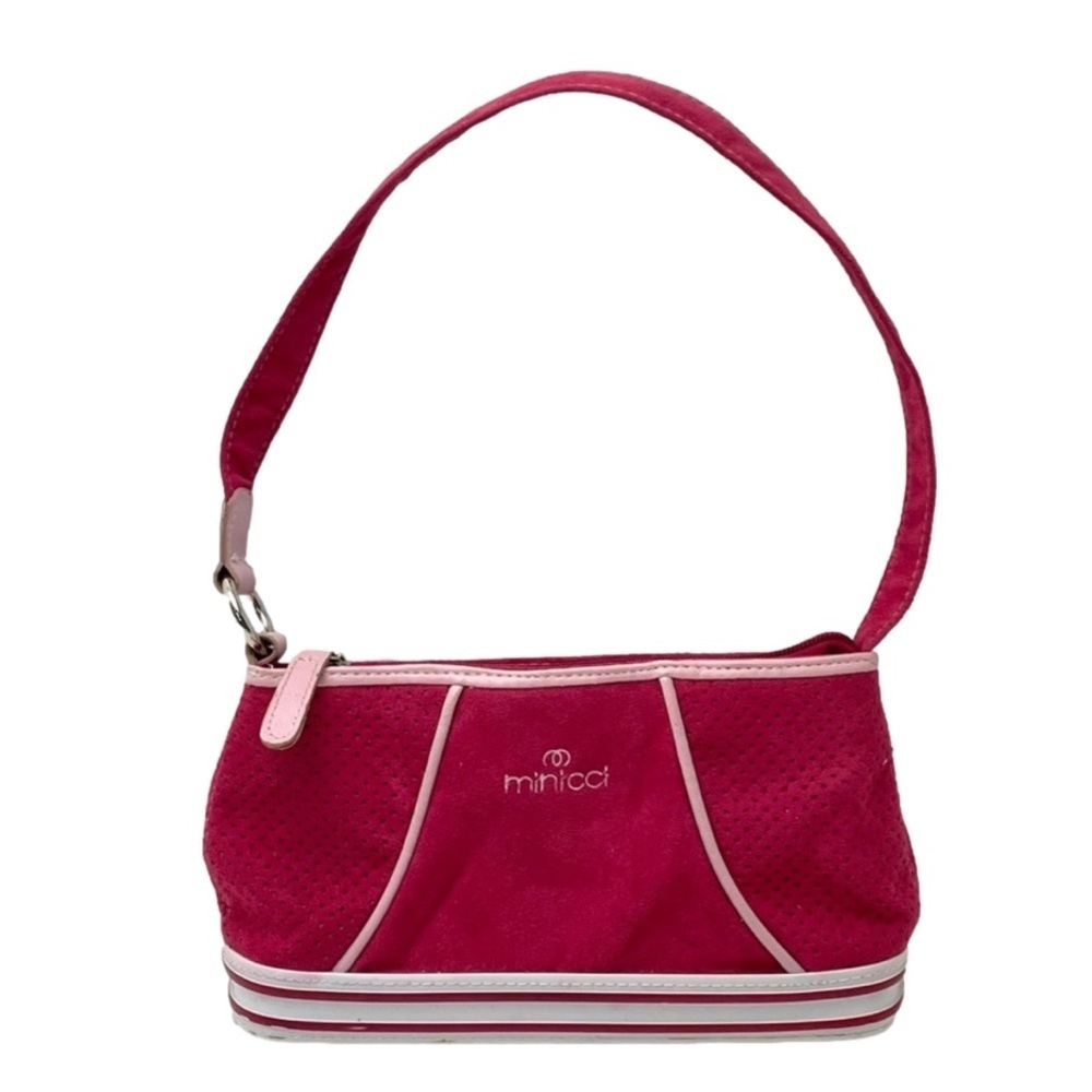 Minicci Pink White Sneaker Skater Style Purse Bag Y2K